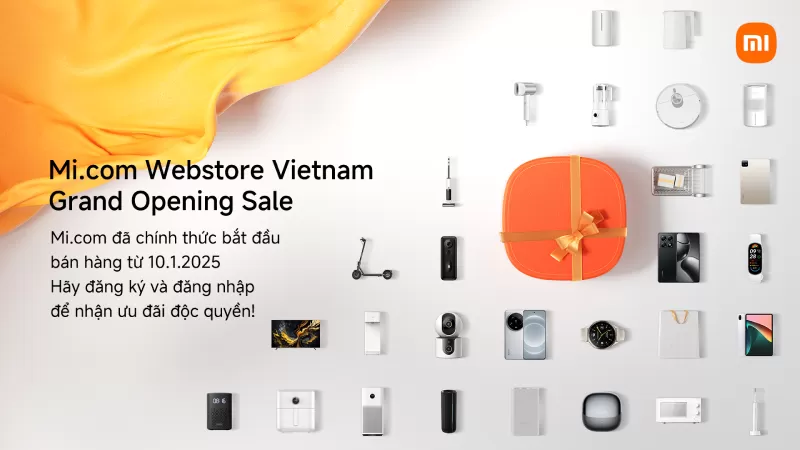 Xiaomi khai trương cửa hàng trực tuyến tại Việt Nam, tung ra nhiều ưu đãi lớn